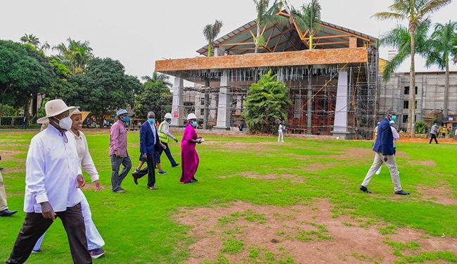 Museveni expresses Satisfaction with Speke Resort Convention Center progress as Construction reaches 89%