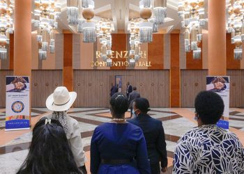 NAM: First Lady praises workaholic Sudhir for Swift and Efficient preparation of Convention Centre