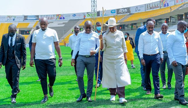 First Lady praises Ham after Nakivubo tour: This is a Testimony that We can build our Country without Foreigners