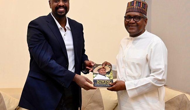 Gen. Muhoozi woos Dangote to Invest in Uganda