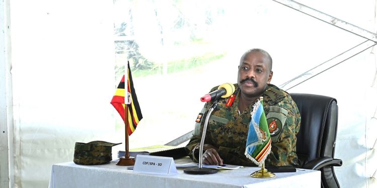 Muhoozi says Army offices aren’t Permanent as Elwelu, Kyanda hand over