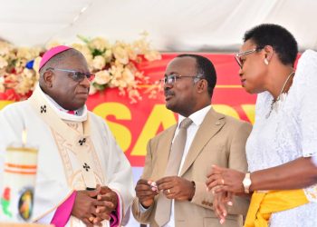 Archbishop Ssemogerere praises NWSC’s Mugisha for Transforming Mutundwe church