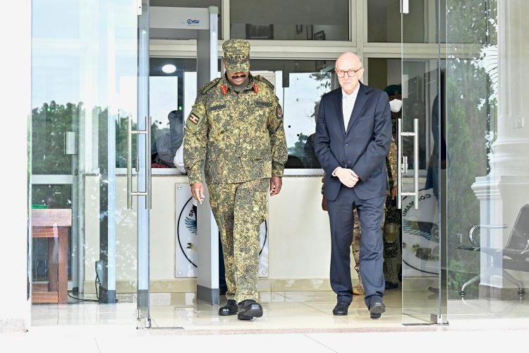 Gen Muhoozi, Italian Ambassador discuss Security cooperation