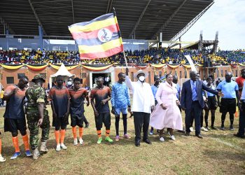 Tycoons led by Sudhir storm Bukedea as Museveni commissions Speaker Among’s stadium