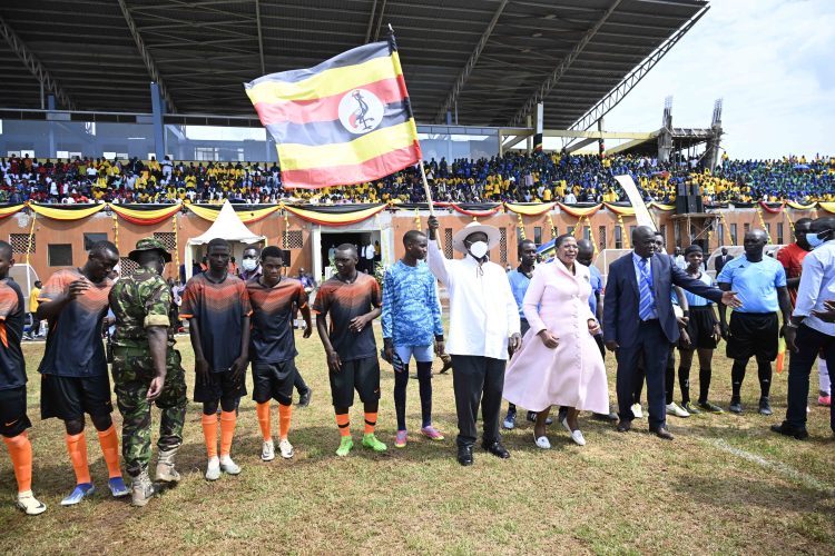 Tycoons led by Sudhir storm Bukedea as Museveni commissions Speaker Among’s stadium