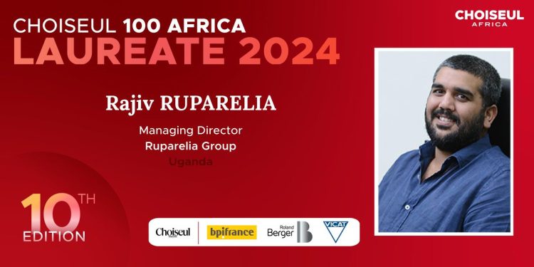 Rajiv Ruparelia earns Spot on Prestigious #Choiseul100Africa 2024 List: A Rising star in African leadership