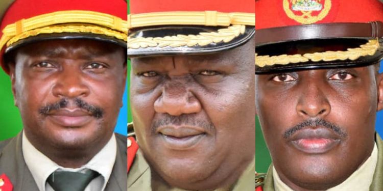 Muhoozi promotes 4 Brig. Generals to acting Maj.Generals in key UPDF divisions