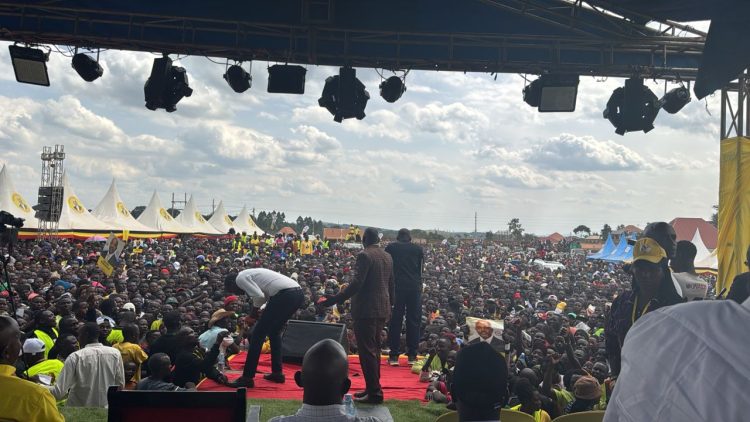 NRM’s Dedan Mubangizi shakes Mubende with 100,000 supporters at Buwekula South campaign Launch 