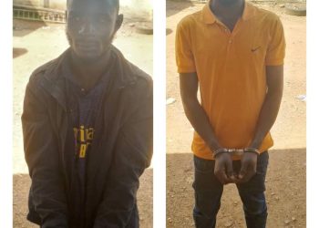 Masaka’s most wanted Robbery duo Arrested with UPDF, Police guns  