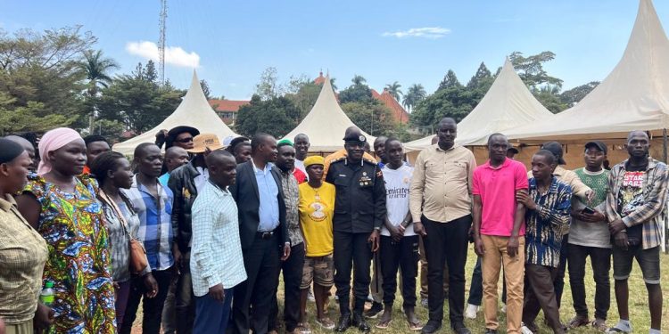 Gen Damulira rallies Rubaga Ghetto Youth to reject Political violence ahead of Elections