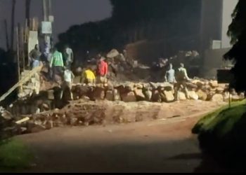 Outrage as Pentecostal Church, Nations Trumpet, cuts off Public Road in Seguku  