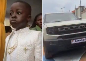 ONC boss Hajjat Namyalo gifts 5-year-old Son shs.300m Car on his Birthday  