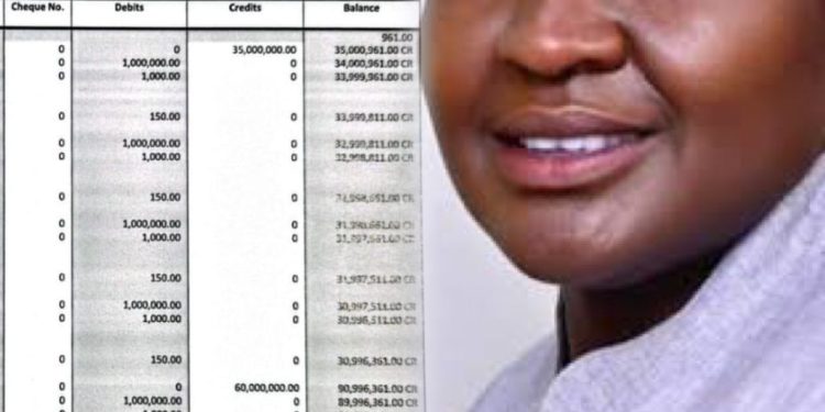 Under Fire Namyalo flaunts Multi-Million Bank statement to Defend her Wealth after Gifting 5-year-old Son shs.300m Car  