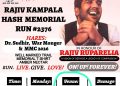 Rajiv Kampala Hash Memorial Run Set for May 4 