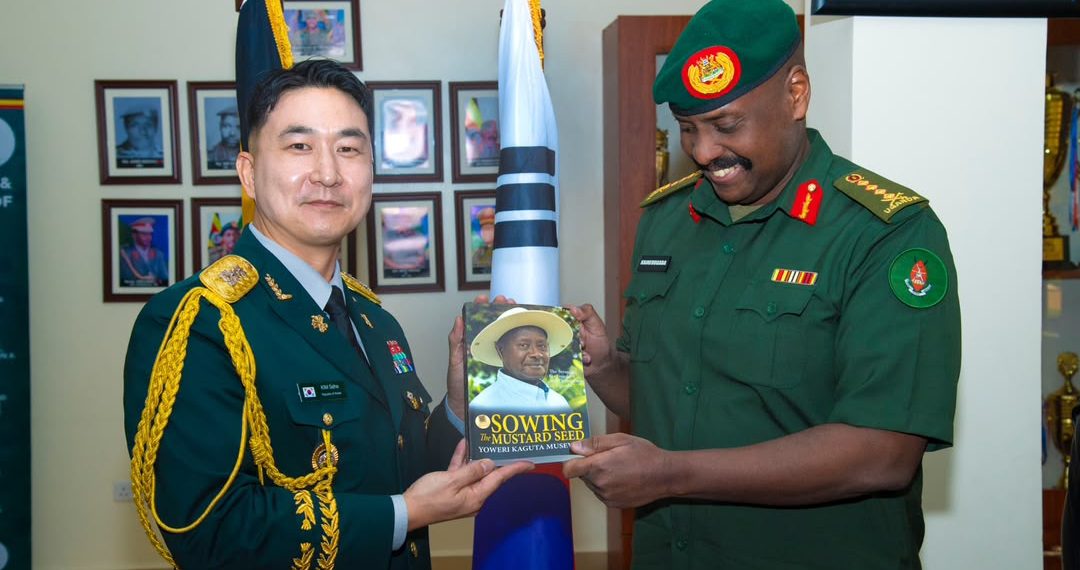 Gen. Muhoozi, South Korea Defence Attaché deepen Military ties 