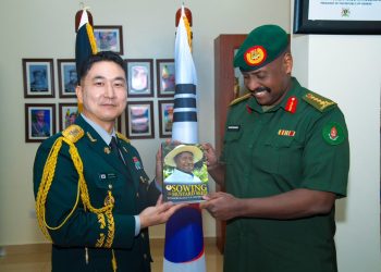 Gen. Muhoozi, South Korea Defence Attaché deepen Military ties 